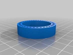 my customized parametric printed bearing openscad 3d printing tests 3d print model - Mito3D