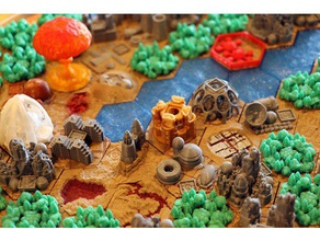 rifraf terraforming mars tiles full set toys games 3d print model - Mito3D