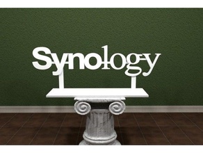 synology logo i segni loghi 3dpicks impressionante di backup easy print libero hardware in piedi 3d print model - Mito3D