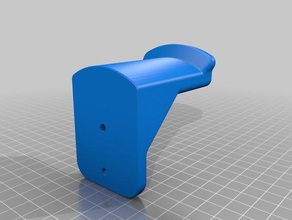 wall-mount-Kopfhörer-Haken - Elektronik Bügel-Kopfhörer 3d print model - Mito3D