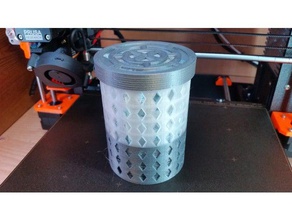 la silice jar 3d de l'imprimante accessoires gel cas contenant 3d print model - Mito3D