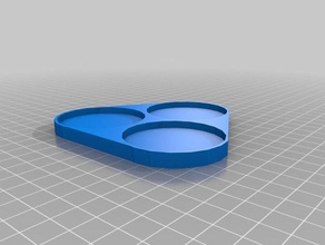 50mm movement tray chunky 3d printing 3d print model - Mito3D