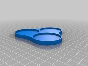 50mm slimmed movement tray 3d printing 3d print model - Mito3D