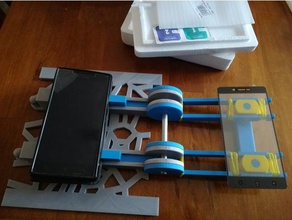 phone glass replacer 3d printing gorilla help helper holder string tool 3d print model - Mito3D