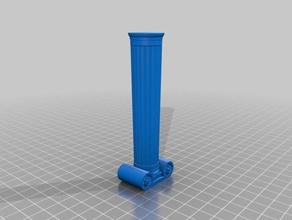 pillars antique world buildings structures education history wargames warhammer wh40k 3d print model - Mito3D