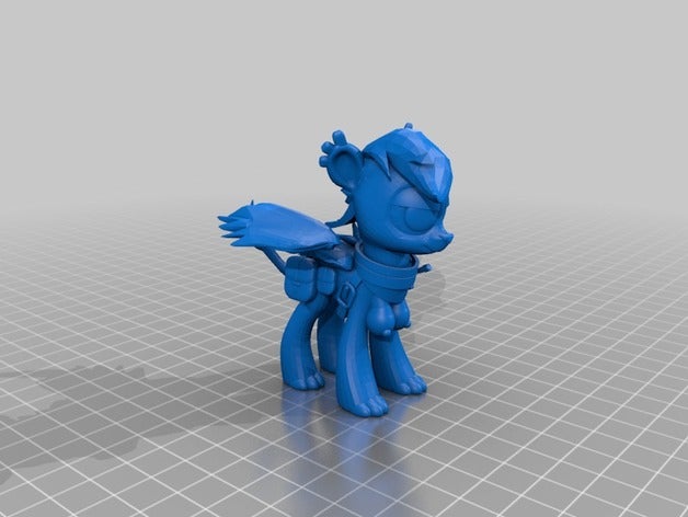 Rainbow Dash NSFW - My Little Pony 3D model 3D printable