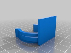 Küche-kick-board-clip Essen 3d print model - Mito3D