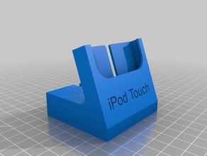 ipod touch stand 3d printing apple mp3 player