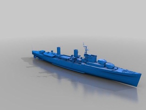 warships huang he 110 vehicles crusier world wows 3d print model - Mito3D