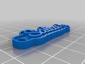 llavero salta cardon keychains customized 3d print model - Mito3D