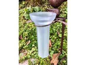 rain gauge replacement glass outdoor garden 3d print model - Mito3D