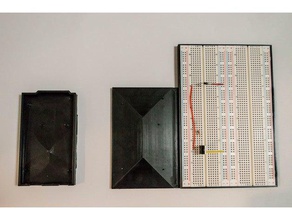arduino breadboard tray electronics case 3d print model - Mito3D