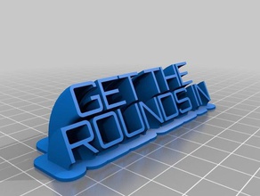 get rounds office customized 3d print model - Mito3D