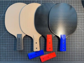 ez stampa di racchette da ping pong sport all'aperto pingpong ping-pong 3d print model - Mito3D