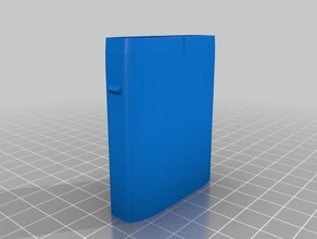flat pill box containers container pillbox 3d print model - Mito3D