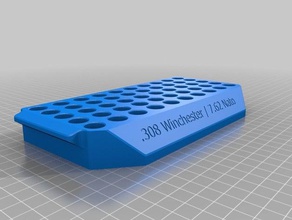 308 reloading tray 3d printing 3d print model - Mito3D