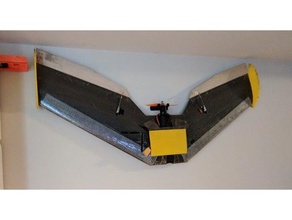 universal asa de montagem na parede rc veículos delta fixa voadora asas 3d print model - Mito3D