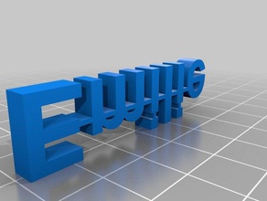 emilie 3d printer accessories name prenom 3d print model - Mito3D