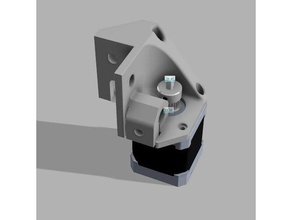 verstärkt xy-stepper mount hevo 3d Drucker Teile 3d print model - Mito3D