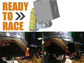 gopro helmet mount ktm desinge de la cámara hero 3 4 monte sesión montaje 3d print model - Mito3D