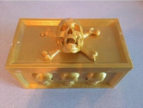 skull-box Haushalt 3d print model - Mito3D