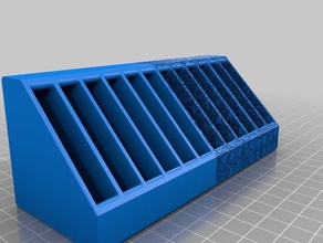 sandpaper disk holder 12 tools 3d print model - Mito3D