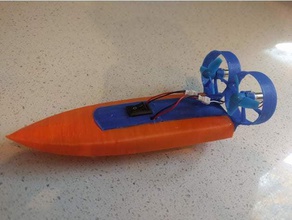 mini dual propeller speed boat 3 remix toys games 3d print model - Mito3D