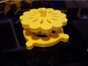 magnetische Drehfeld - Spielzeug Spiele aimant fidget spinner zappeln neodyme Neodym 3d print model - Mito3D