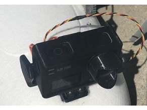 pan tilt assemblée sj8 pro caméra d'action rc véhicules 3d print model - Mito3D