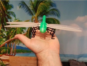 dragonfly kit Tiere Kunst Kinder Spaß Insekt Modell Spielzeug 3d print model - Mito3D