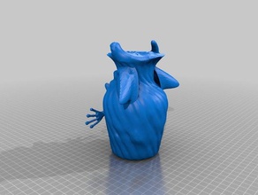 goblin vase decor 3d print model - Mito3D