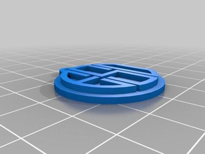 eso monogram pendant gioielli personalizzato 3d print model - Mito3D