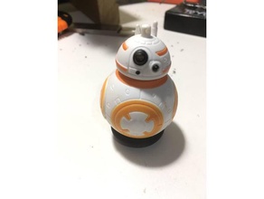 small bb8 stand 40mm diameter hobby 3d print model - Mito3D