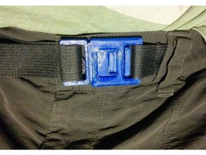 strap buckle accessories belt clip snap 3d print model - Mito3D