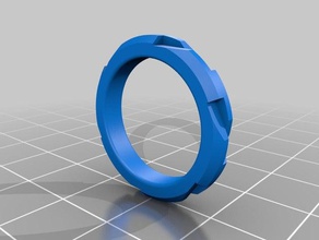 cool futuristischen ring Ringe 3d print model - Mito3D