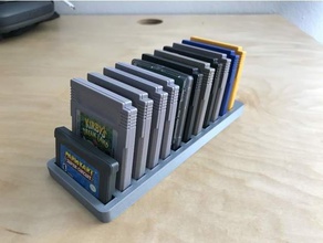 gameboy cartridge holder video games 3d print model - Mito3D