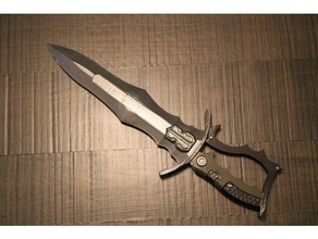 immortal unchained dagger games cosplay prop 3d print model - Mito3D