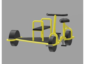 trilho de bicicleta h0ho escala versão preliminar veículos h0 miniatura paisagem modelo ferroviário modelos trens prop 3d print model - Mito3D