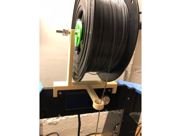 anet a6 spool holder 3d printing filament 3D print model - Mito3D
