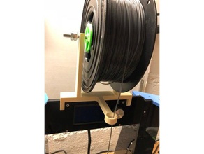 anet a6 spool holder 3d printing filament 3d print model - Mito3D