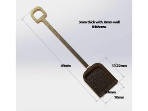 tiny shovel hand tools 3d print model - Mito3D
