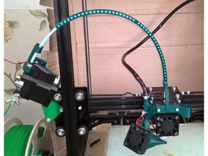 flexión restrictor bowden flsun i3 3d de la impresora partes tubo 3d print model - Mito3D