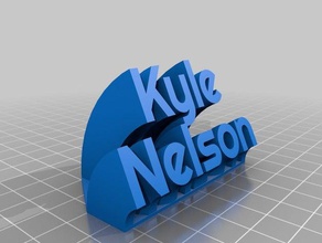 kyle office personalizzato 3d print model - Mito3D