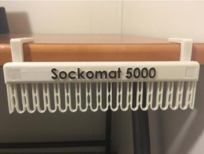 sockomat 5000 sock clips household dryer drying rack clip holder laundry washing machine 3d print model - Mito3D