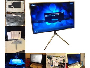 kodi tv raspberry pi monitor project gadgets repurpose television upcycling 3d print model - Mito3D