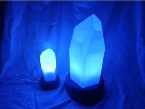 lampada cristallo quarzo -Quarz-Lampe andere da tavolo led-Lampe 3d print model - Mito3D
