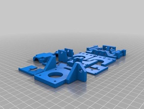 tanner walker triple cariage 3d de la impresora partes 3d print model - Mito3D