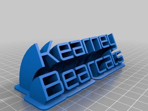 kearney bear cats goff class office customized 3d print model - Mito3D