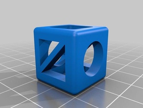Kalibrieren stress test cube 3d drucken tests Brücke testen Kalibrierung 3d print model - Mito3D