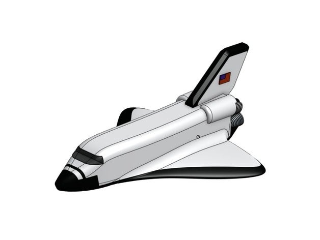 space shuttle models 3D print model - Mito3D